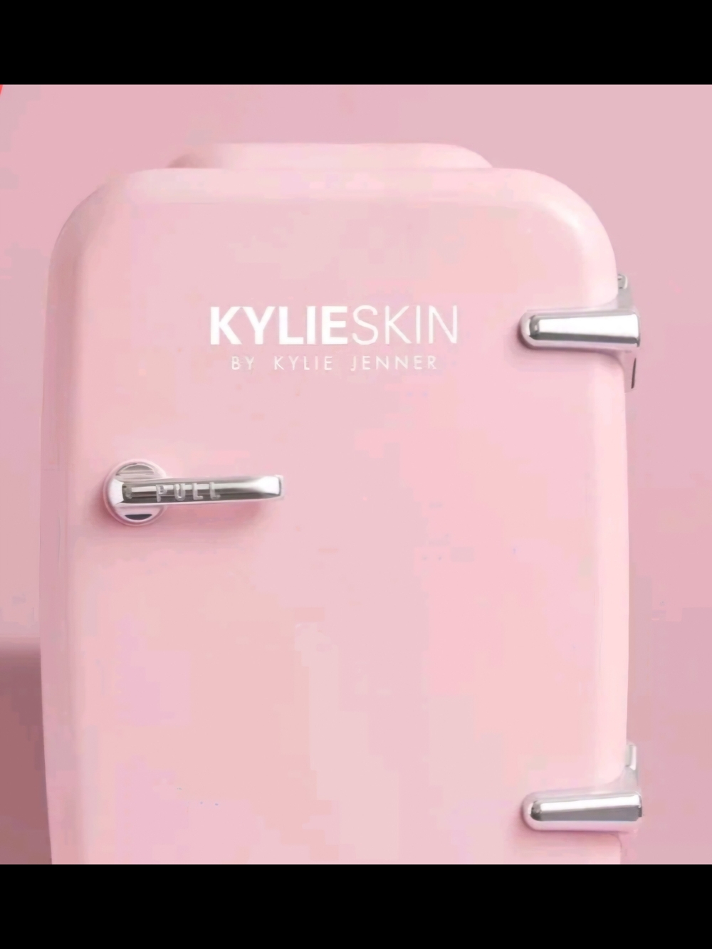 KYLIE SKIN Pink Mini Skincare Cosmetic Fridge